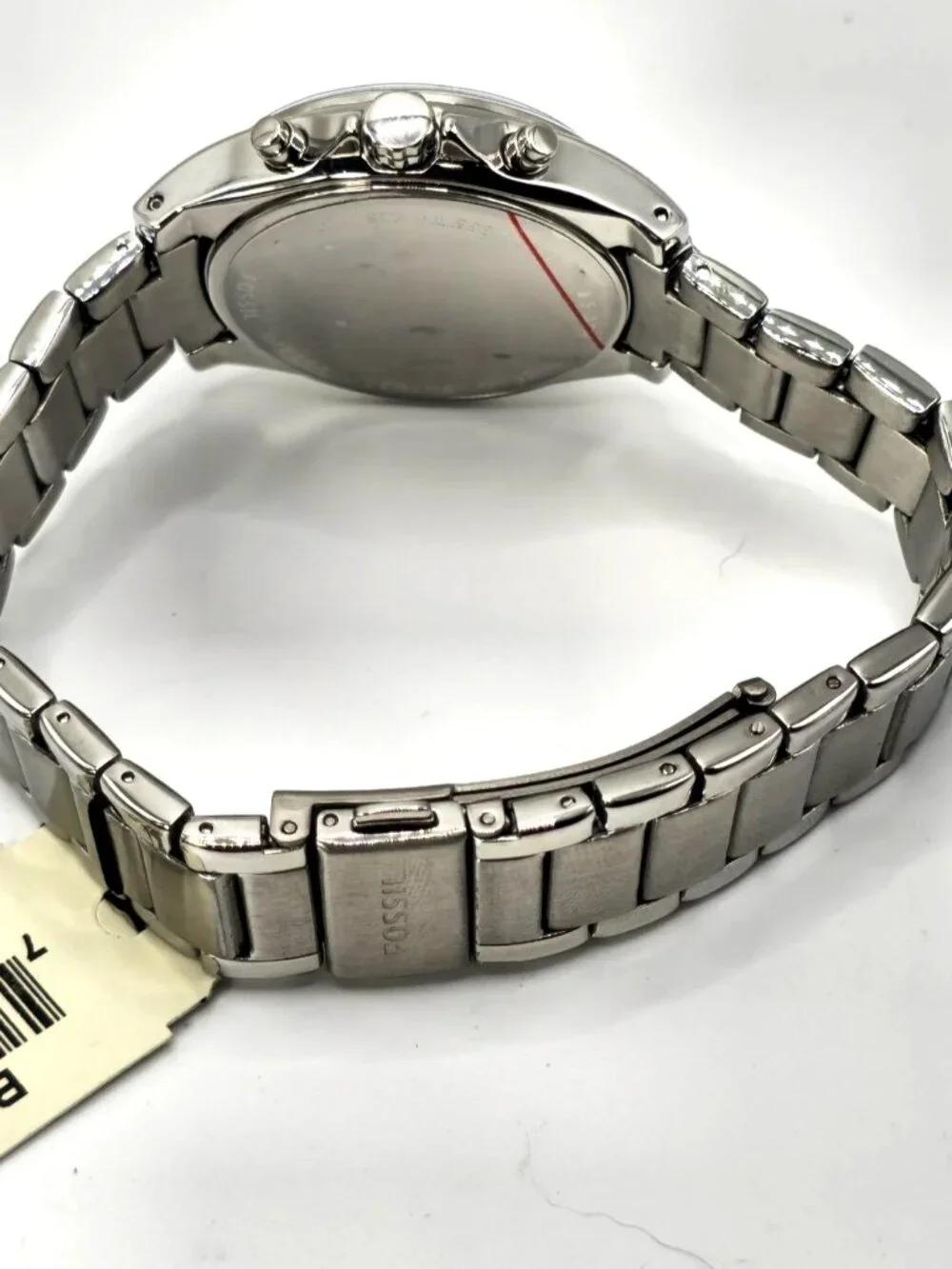 Fossil Modern Courier BQ3035 Womens Silver Chronograph Watch 36mm